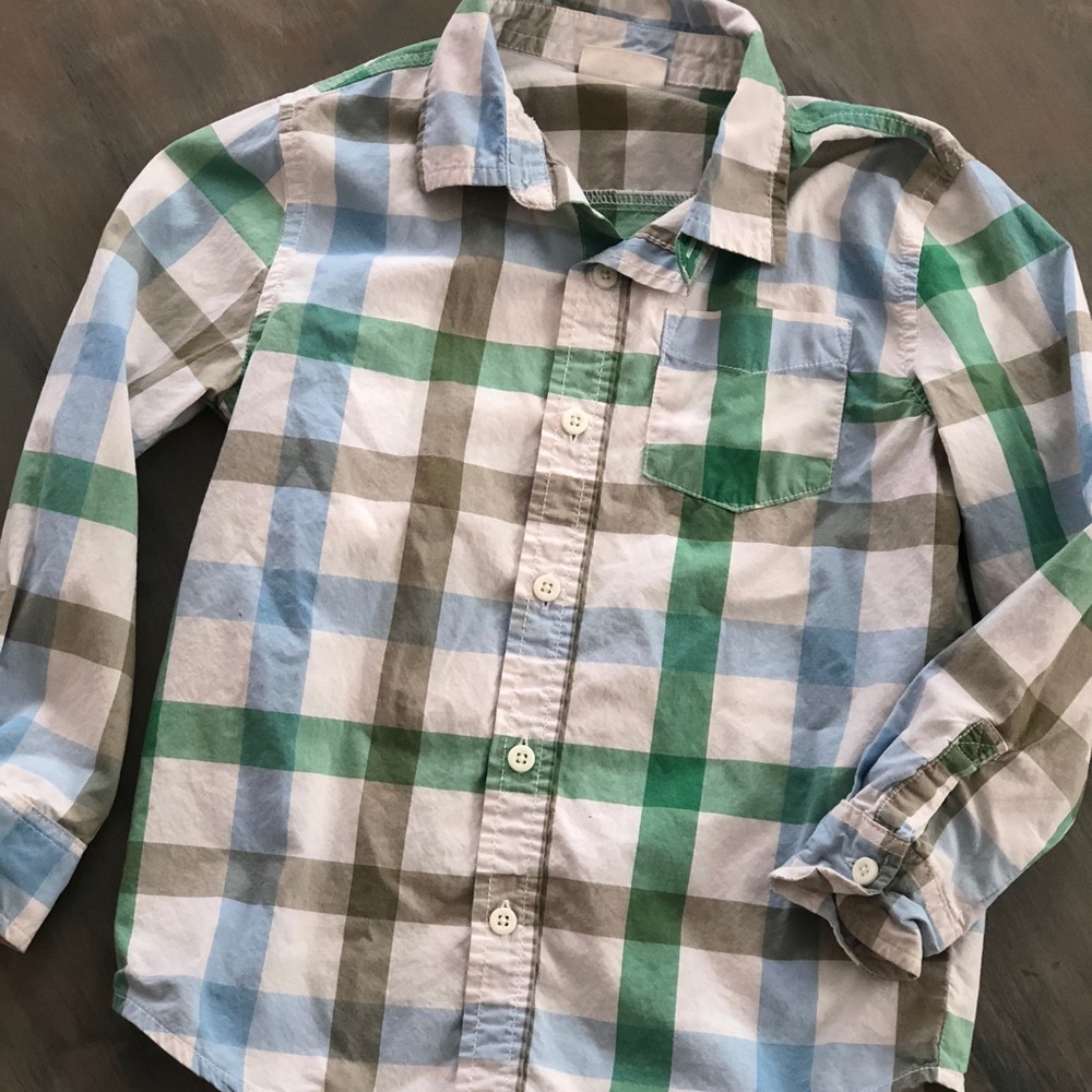 Crazy 8 button up shirt size 5/6